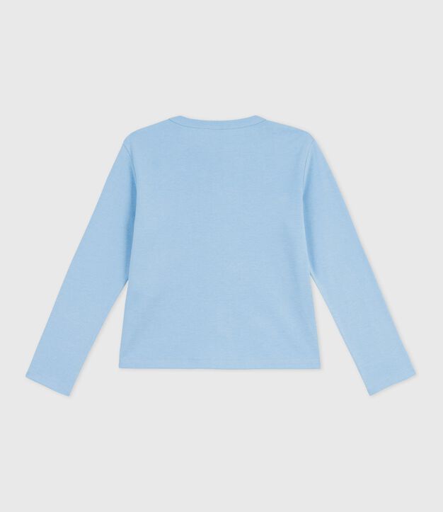 Kinder-Cardigan aus einfarbiger Baumwolle FLO