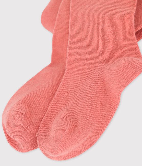 Strumpfhose aus Jersey für Mädchen rosa PAPAYE