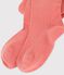 Strumpfhose aus Jersey für Mädchen rosa PAPAYE