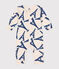 Strampler aus Baumwolle mit Paris-Print weiss AVALANCHE/ MULTICO