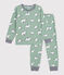 Kinder-Pyjama aus Molton mit Bärmotiv SAULE/ MULTICO