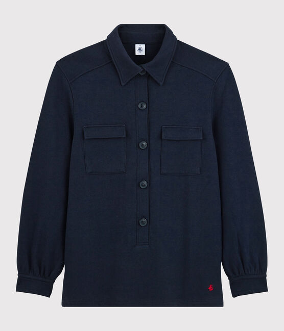 Matrosenjacke aus dichter Baumwolle für Damen blau SMOKING
