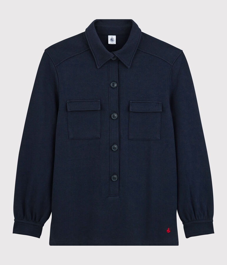 Matrosenjacke aus dichter Baumwolle f&uuml;r Damen blau