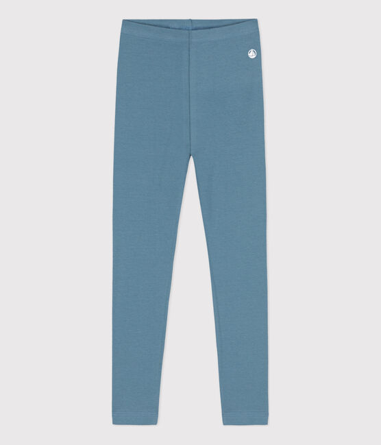 Kinder-Leggings aus Jersey-Elastan für Mädchen blau ROVER