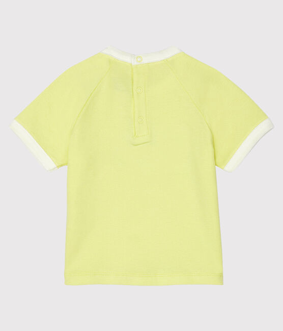 Kurzärmeliges Baby-T-Shirt für Jungen gelb SUNNY