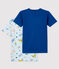2er-Set langärmelige Yoga-T-Shirts mit Tiermuster für Jungen variante 1
