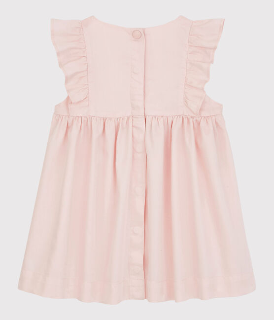 Baby-Kleid aus Satin für Mädchen rosa MINOIS
