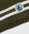 Kindermütze für Jungen grün MILITARY