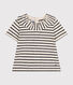 Kurzärmelige Baby-Bluse aus Jersey
