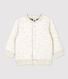 Gesteppter Baby-Cardigan.