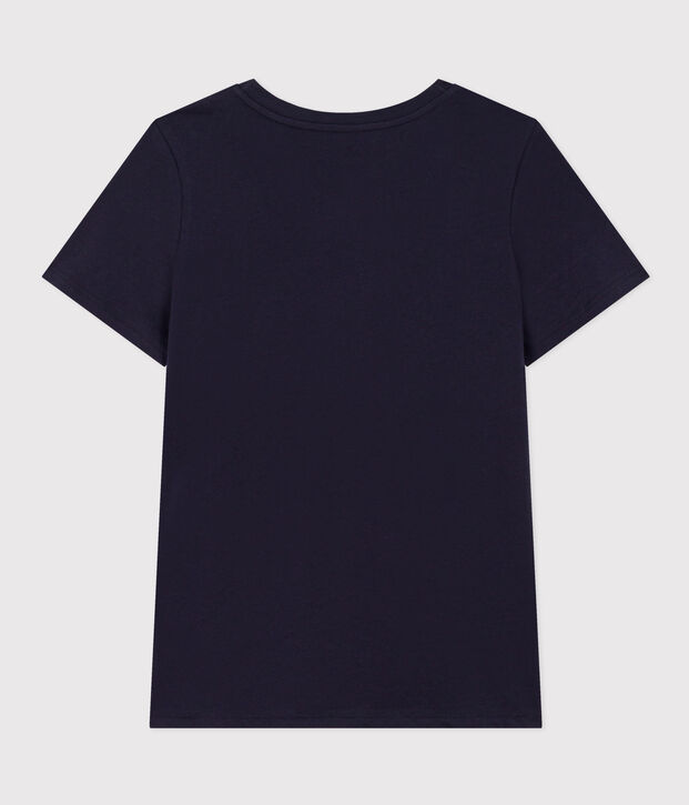 Damen-T-Shirt LE DROIT aus Baumwolle mit Rundhalsausschnitt SMOKING