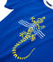 Kinder-T-Shirt für Jungen blau SURF