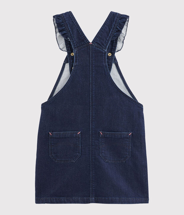 Kinder-Latzkleid f&uuml;r M&auml;dchen blau