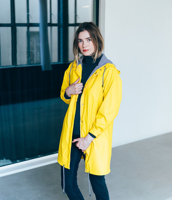 damenregenparka gelb JAUNE