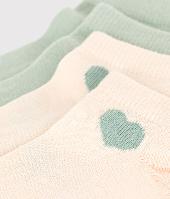 2er-Set Kindersocken aus Baumwolle mit Herzmotiv variante 1