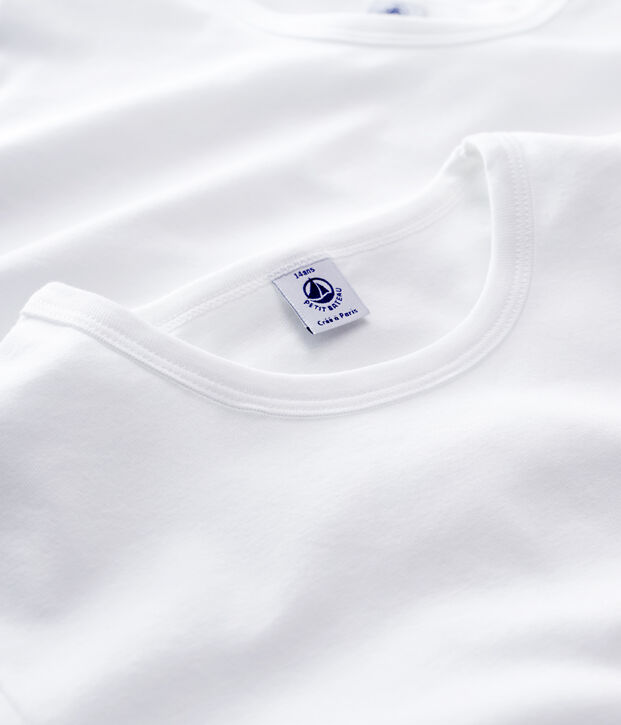 2er-Set kurz&auml;rmelige wei&szlig;e T-Shirts f&uuml;r Jungen vielfarbig