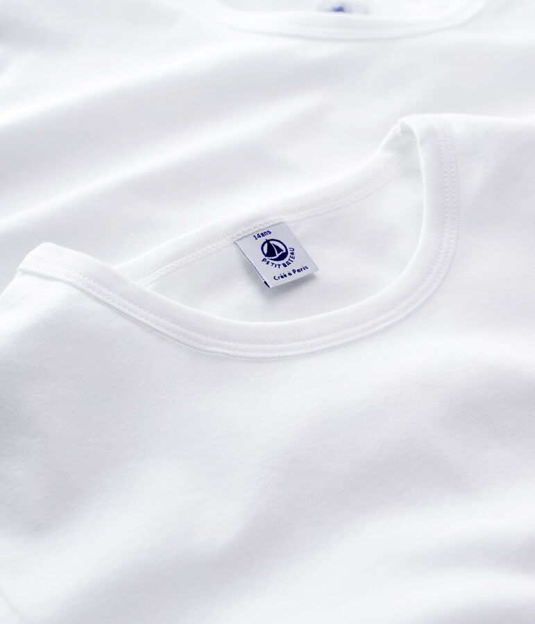 2er-Set kurz&auml;rmelige wei&szlig;e T-Shirts f&uuml;r Jungen vielfarbig