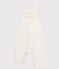 Lange Baby-Latzhose aus gestepptem Doppeljersey beige MONTELIMAR CHINE
