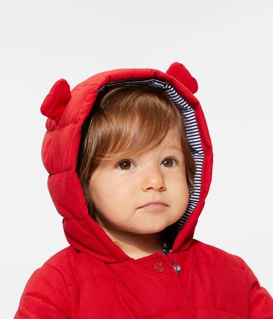 Baby-Jacke aus Mikrofaser für Mädchen rot TERKUIT