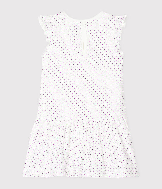Baby-Bodykleid, bedruckt, für Mädchen violett REAL/weiss MARSHMALLOW
