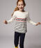 Kinder-T-Shirt aus Jersey für Mädchen/Jungen weiss MARSHMALLOW