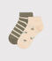 2er-Set getupfte Kindersocken aus Baumwolljersey mit Palmenmotiv variante 2