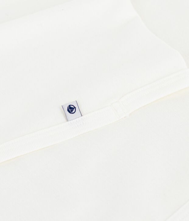 Baby-Wickeltuch aus Baumwolle weiss
