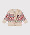 Baby-Cardigan aus Strick mit Wollanteil weiss AVALANCHE/ MULTICO