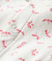 Baby-Bodyjama aus Doppeljersey für Mädchen weiss MARSHMALLOW/rosa GROSEILLER