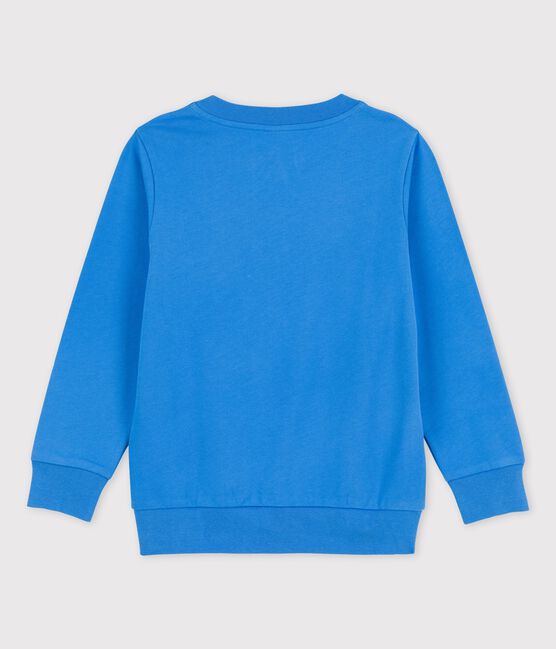 Sweatshirt aus Molton für Jungen blau BRASIER