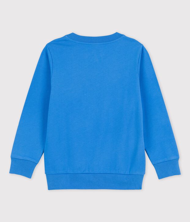 Sweatshirt aus Molton f&uuml;r Jungen blau