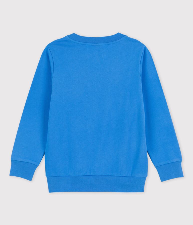 Sweatshirt aus Molton f&uuml;r Jungen blau