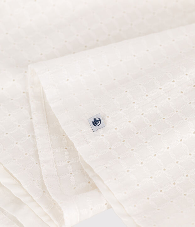 &Auml;rmelloses Kinder-Kleid aus Baumwolle weiss