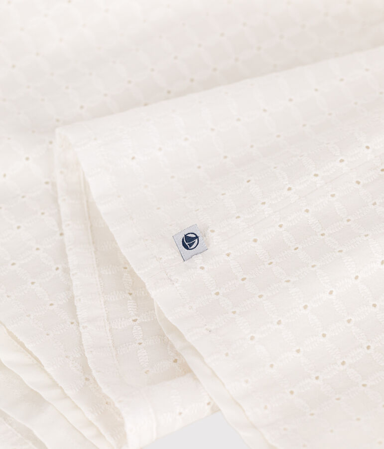 &Auml;rmelloses Kinder-Kleid aus Baumwolle weiss