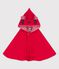 Baby-Cape aus Bio-Baumwolle rot TERKUIT