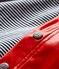 Lackiertes Baby-Regencape für Mädchen rot TERKUIT