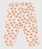 Baby-Hose aus bedrucktem gestepptem Doppeljersey weiss AVALANCHE/ MULTICO