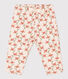 Baby-Hose aus bedrucktem gestepptem Doppeljersey