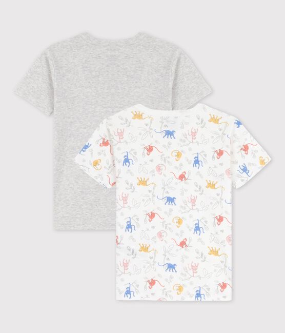 2er-Set kurzärmelige Paris-T-Shirts aus Bio-Baumwolle für Jungen variante 1