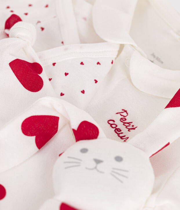 3-teiliges Baby-Set aus Baumwolle vielfarbig