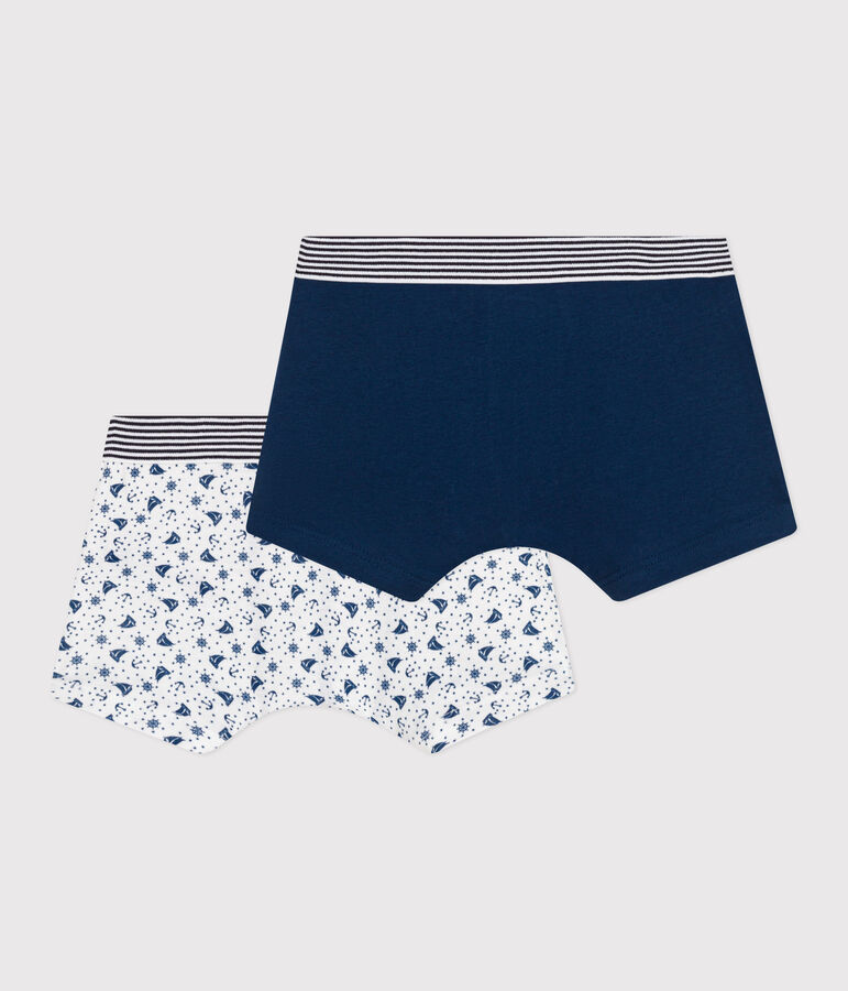 2er-Set Baumwoll-Boxershorts f&uuml;r Jungen vielfarbig