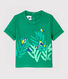 Kurzärmeliges Baby-T-Shirt aus Baumwolle für Jungen