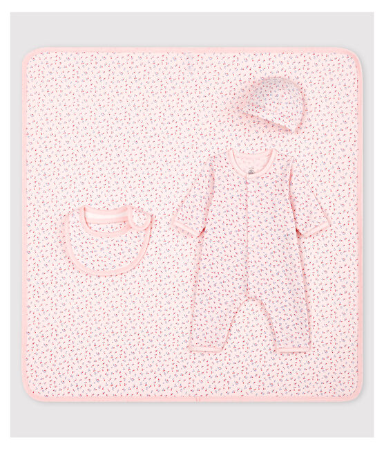 Baby-Geschenk-Set in Rosa aus Bio-Baumwolle variante 1