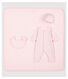 Baby-Geschenk-Set in Rosa aus Bio-Baumwolle