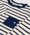 Langärmeliges Baby-T-Shirt aus Baumwolle weiss AVALANCHE/ MEDIEVAL