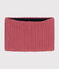 Kinder-Schlauchschal aus Strick mit Fleece-Futter rosa ROSEWOOD