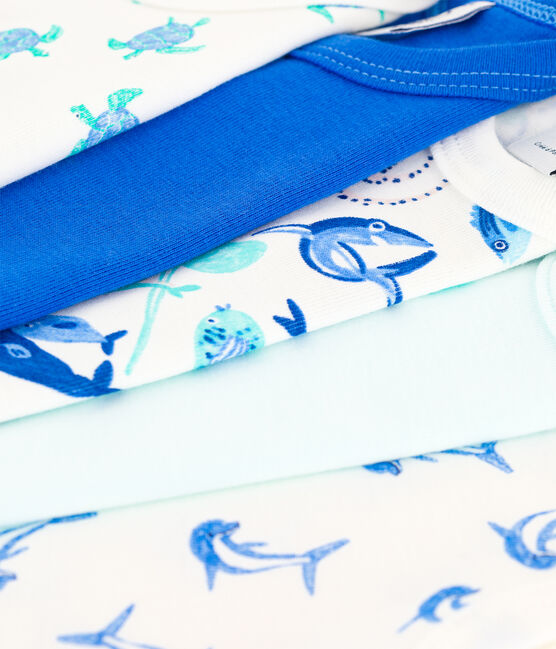 5er-Set ärmellose Baby-Bodys mit maritimem Motiv variante 1
