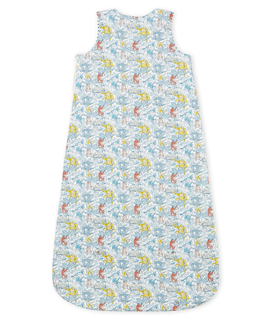 Wendbarer Baby-Schlafsack aus Baumwolle für Jungen weiss MARSHMALLOW/blau CONTES