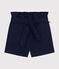 Kinder-Shorts aus Baumwolle für Mädchen blau MEDIEVAL