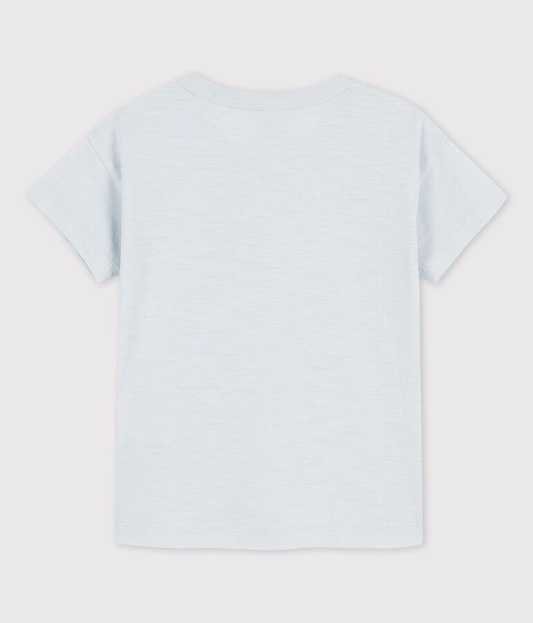 Kurz&auml;rmeliges T-Shirt f&uuml;r M&auml;dchen und Jungen blau
